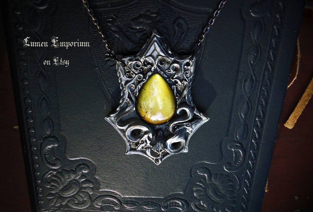 Bloodborne Inspired Jewelry, Handmade Jewelry Dragon Jewelry, Gothic