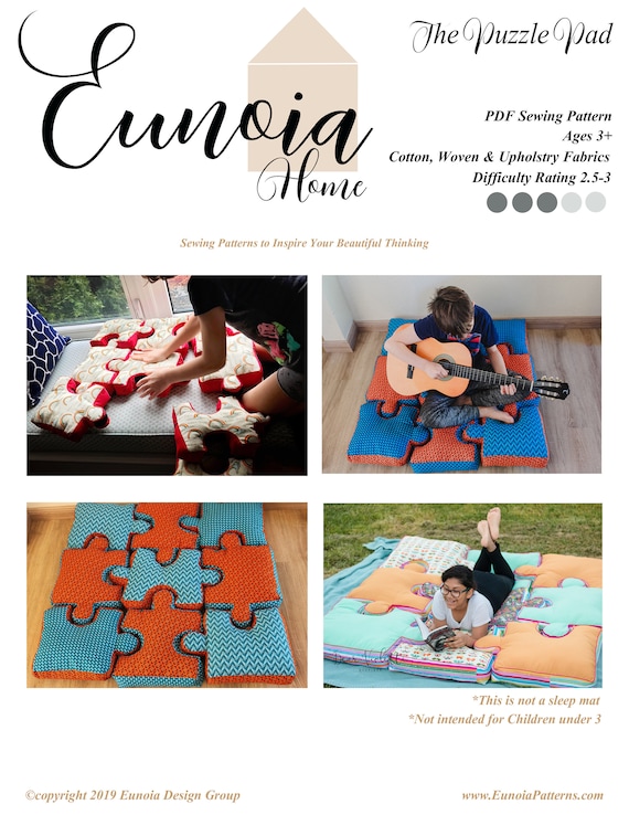Floor puzzle pillows deals