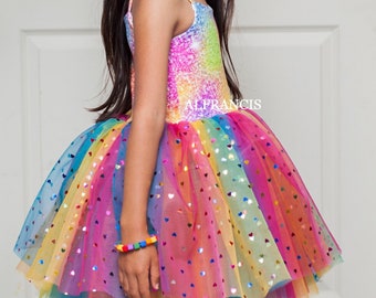 Orchid Tulle Party Dress Pattern
