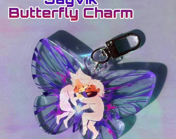 Jayvik Butterfly Charm (arcane/lol) Etsy