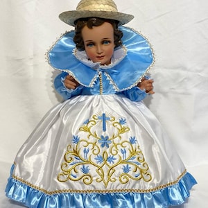 Niño del Rosario Gala, Ropa de niño dios,Baby Jesus dress , Traje de niño dios , Baby Jesus clothes , Baby jesus out fit , Vestido nino dios