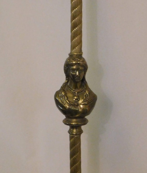 Antique One Of A Kind Brass Victorian Double Light Floor Lamp Ireland Antique One Of A Kind Brass Victorian, One Of A Kind Floor Lamps