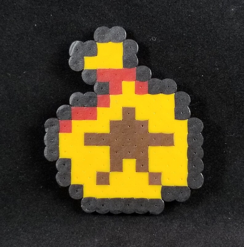 Animal Crossing Inspired Bag of Bells/Money DIY Perler Kit | Etsy