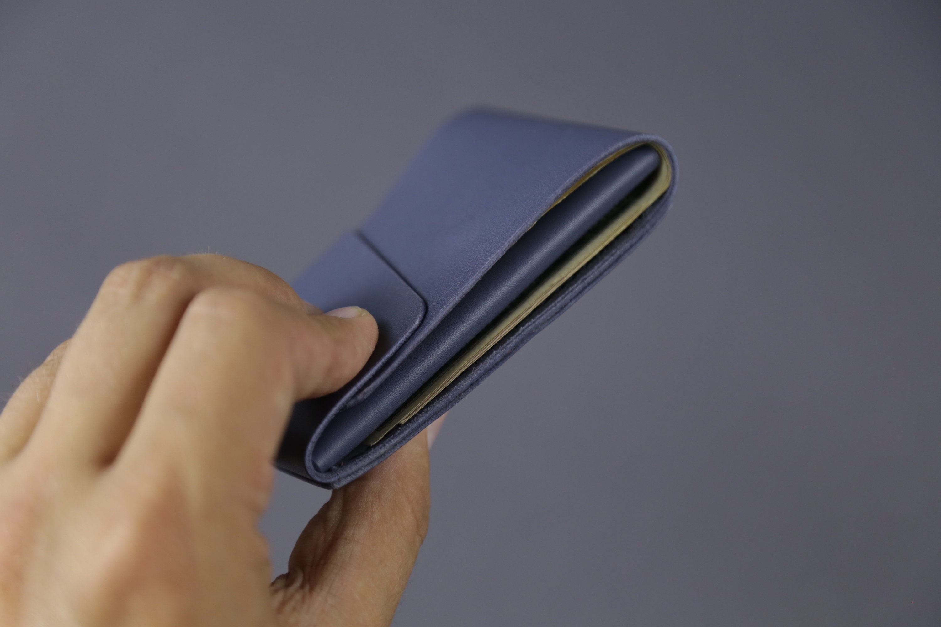 EURO Sized Leather Wallet Pattern | Minimalist Leather Wallet PDF ...