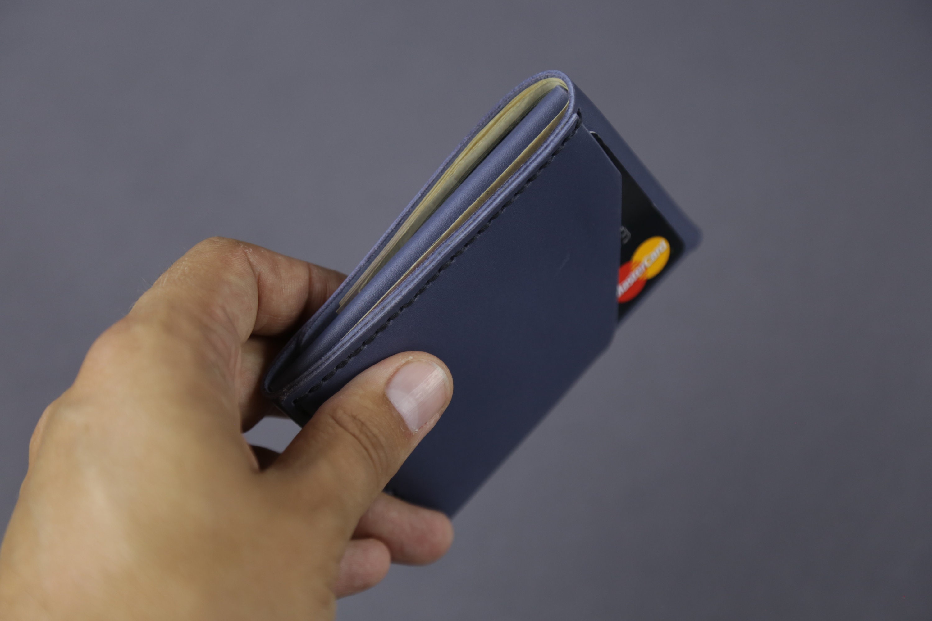 EURO Sized Leather Wallet Pattern | Minimalist Leather Wallet PDF ...