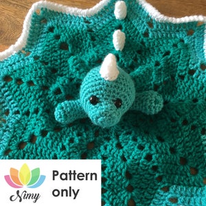 Dragon Security Blanket Crochet Pattern
