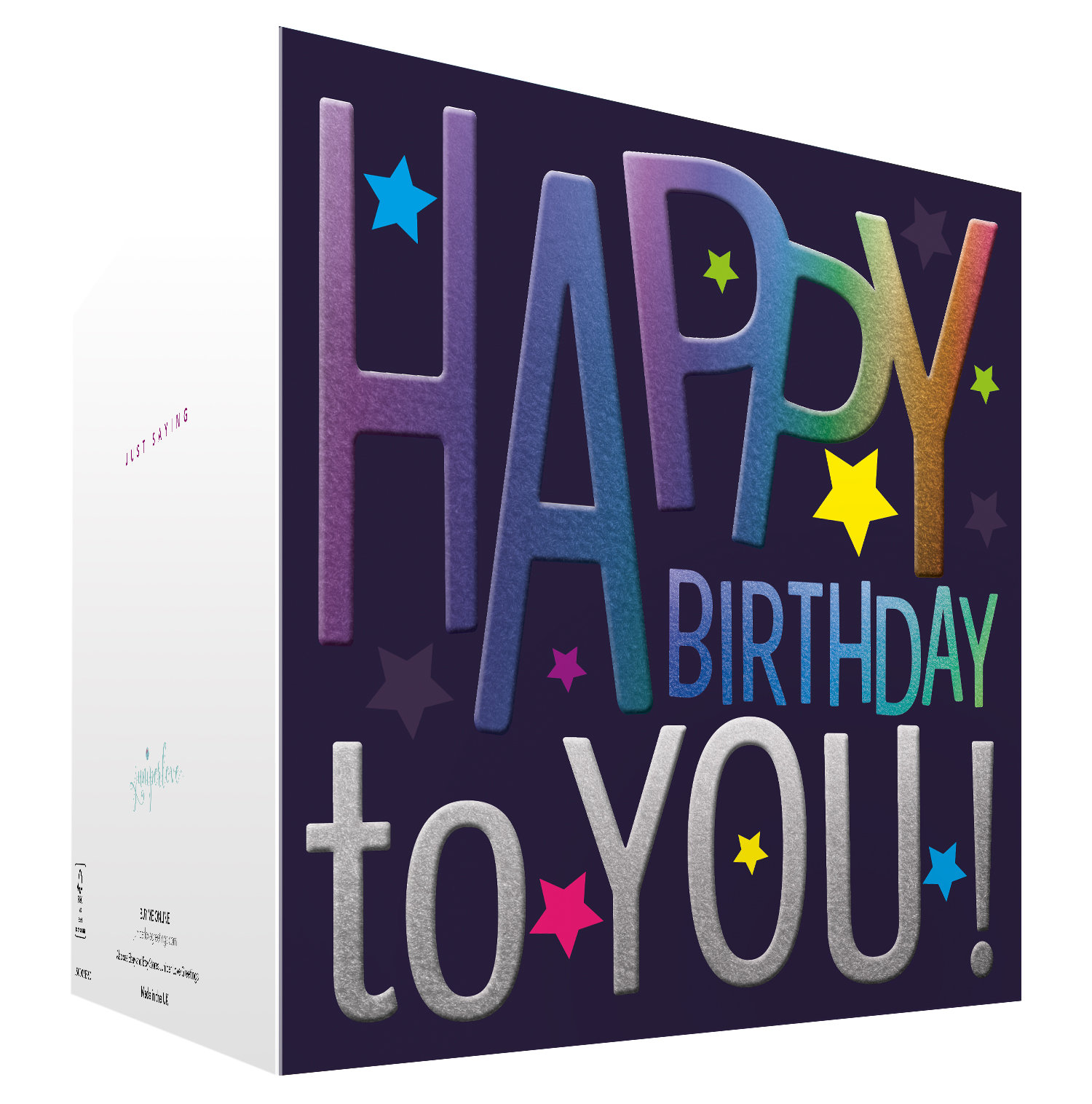 Happy Birthday to You Card: Modern Design, Gender Neutral - Add a