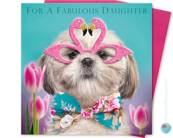 Ladies Girls Handmade Personalised Birthday Card ANY AGE Bike Dog Shopping Cute Ladies Girls Handmade Personalised Birthday Card ANY AGE Bike Dog Shopping Cute