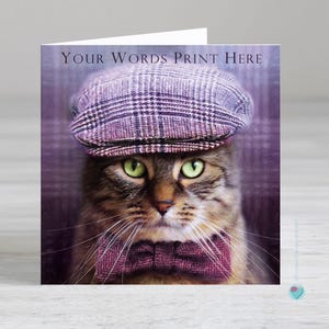 Carte de guérison rapide personnalisée à un amoureux des chats - carte de rétablissement rapide - bonne chance pour l'opération