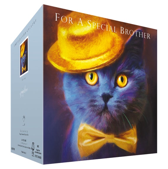 Brother Birthday Card British Shorthair Funny Humorous Cat Etsy