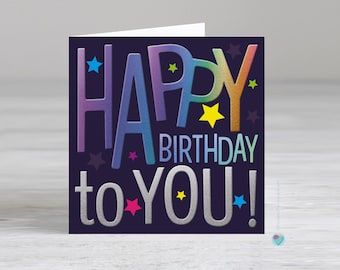 Words 'n' Wishes Special Nephew Birthday Card, Happy Birthday