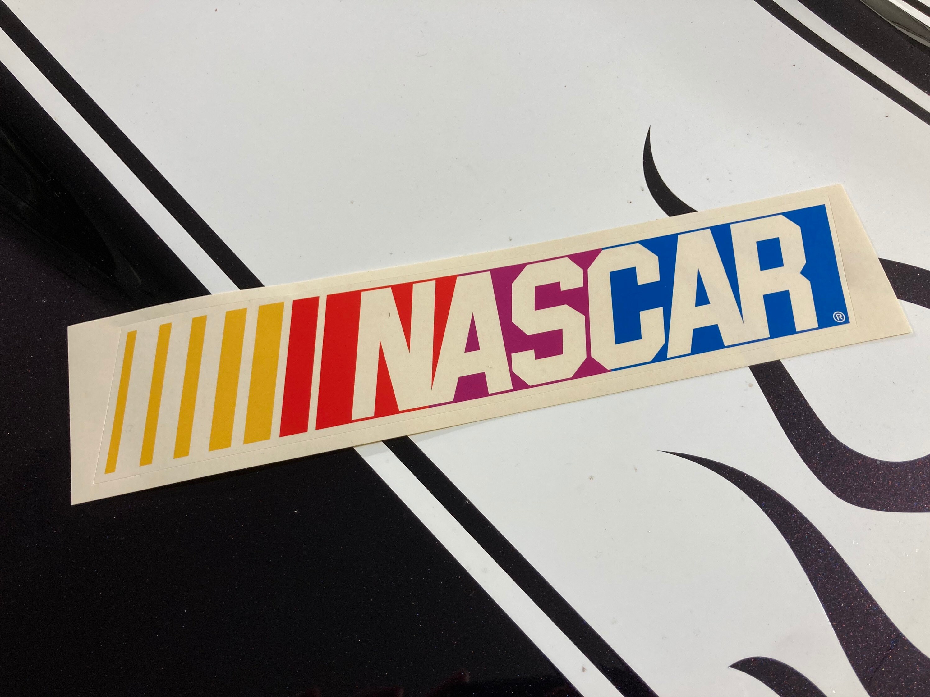 Original NASCAR Decal Etsy