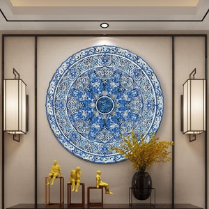 STEREOWOOD Peony Multi-Layer Wall Art, Large Geometric Wood Wall Sculpture, Mandala Laser Cut, 3D Wood Wall Art, Laser Cut Arts and Crafts