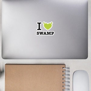 I &lt;3 Swamp Sticker
