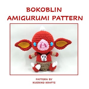 PDF File Pig Goblin Amigurumi Crochet Pattern
