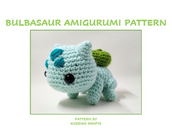 PDF File Bulbasaur Amigurumi Crochet Pattern