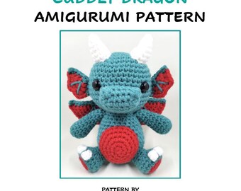 PDF File Cuddly Dragon Amigurumi Crochet Pattern