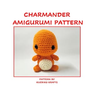 PDF File Charmander Amigurumi Crochet Pattern