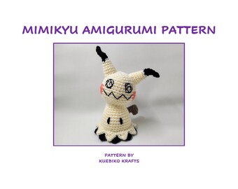 PDF File Mimikyu Amigurumi Crochet Pattern