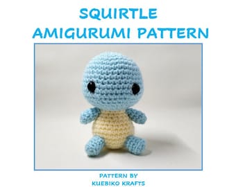 PDF File Blue Turtle Amigurumi Crochet Pattern