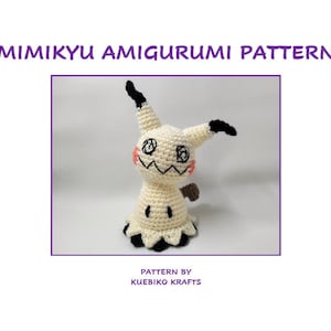 PDF File Mimikyu Amigurumi Crochet Pattern