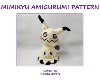PDF File Mimic Ghost Amigurumi Crochet Pattern