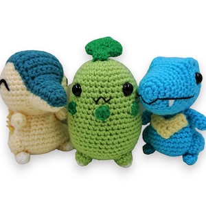 MADE TO ORDER Gen 2 Starters Crochet Amigurumi