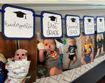 Banner de fotos de graduación / Banner de fotos anual de la clase / Banner de graduación / Imágenes de graduación / Clase de 2026 / Banner de fotos anual