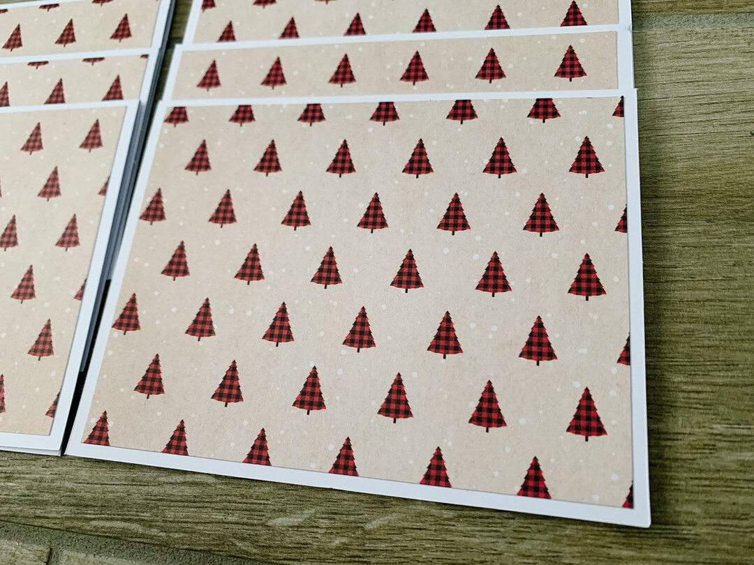 6 Note Cards With Envelopes / Christmas Note Cards / Blank Note Cards ...