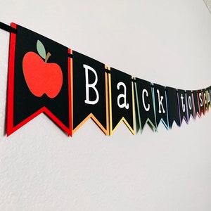 Back to School Banner / Welcome Classroom Banner / Classroom Decor / Classroom Decor / Classroom Banner / Custom Teacher Banner
