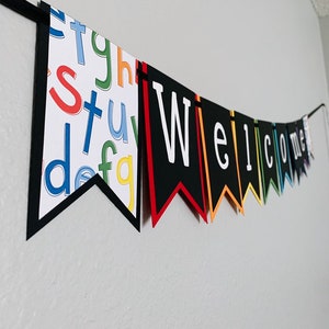 Welcome Classroom Banner / Back to School Banner / Classroom Decor / Classroom Decor / Classroom Banner / Custom Teacher Banner