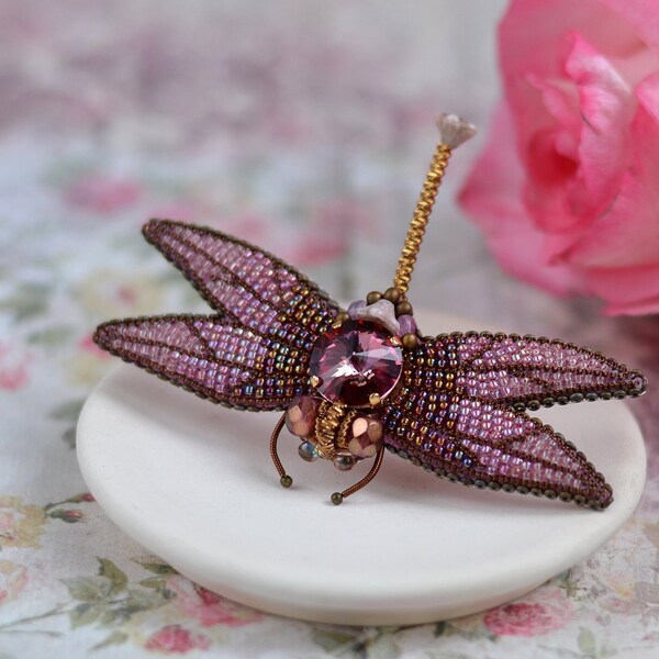 Dragonfly Brooch Flying Adder Pin