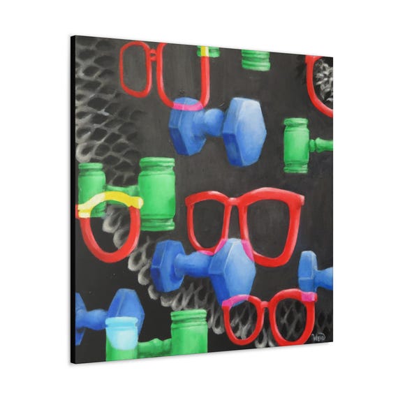 RGB RBG 1 of 3 Canvas Wrap