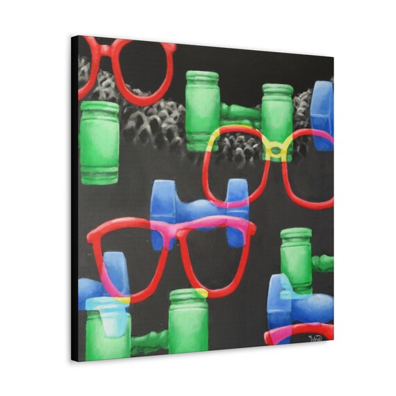 RGB RBG 2 of 3 Canvas Wrap