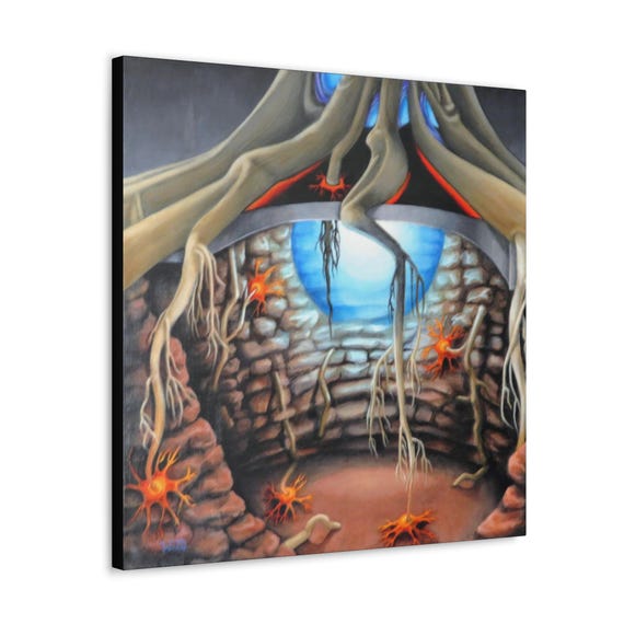 Undergrounded Canvas Wrap