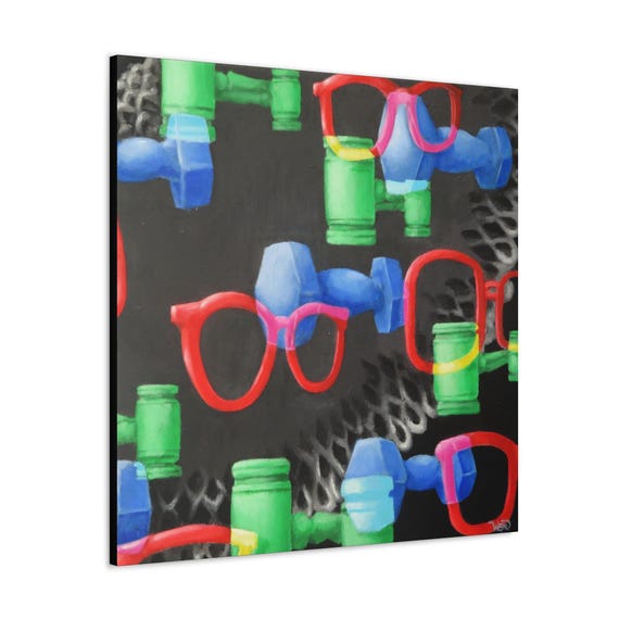 RGB RBG 3 of 3 Canvas Wrap