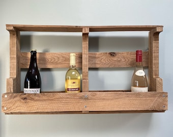 Wine Rack with Shelf