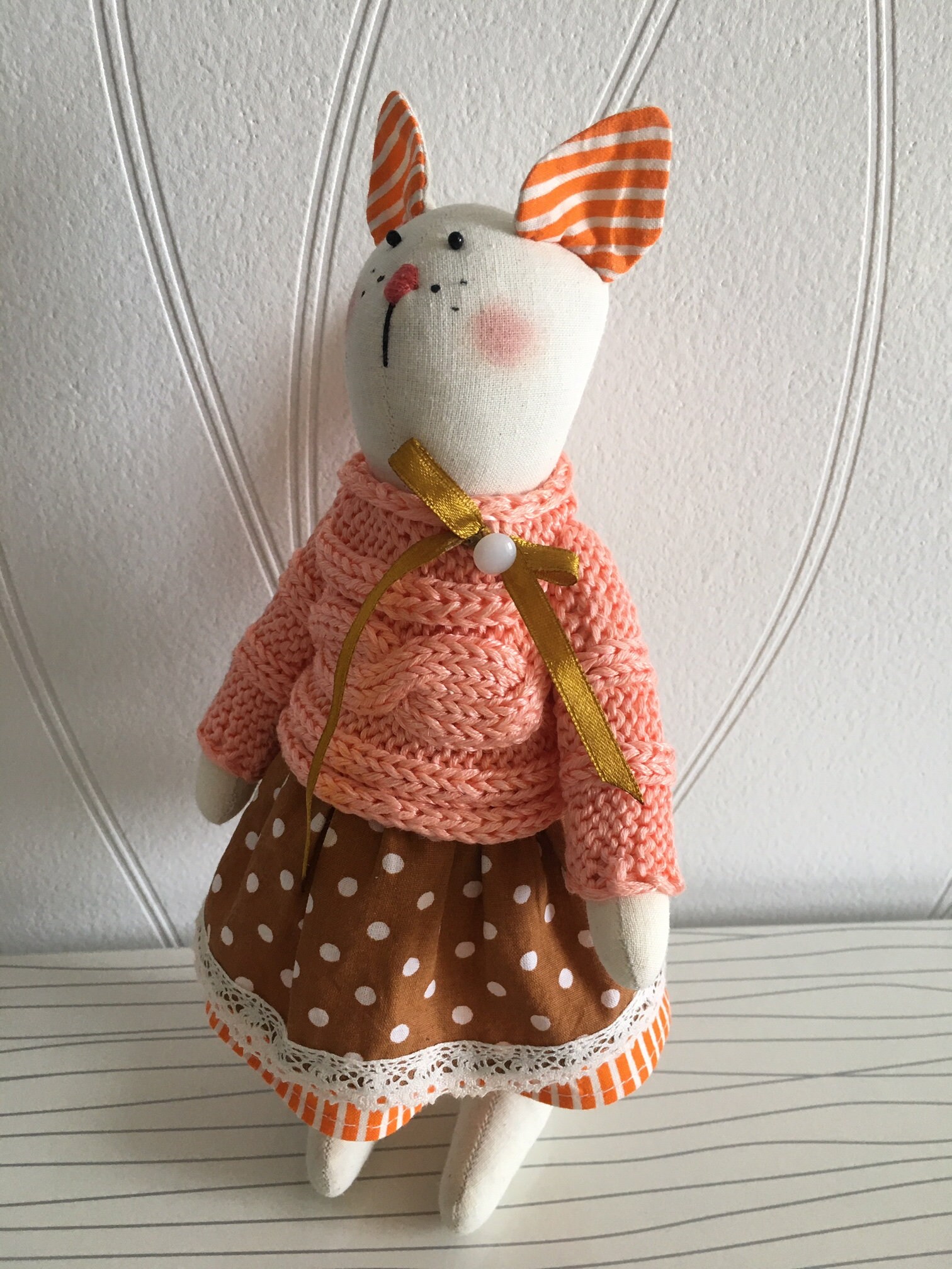 Stuffed kitty cat Cute toy handmade kitten interior toy Etsy