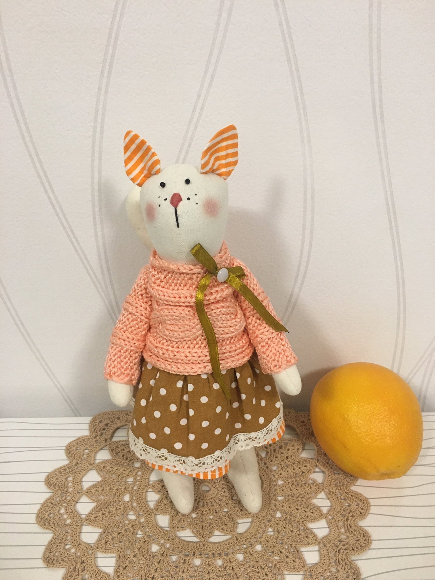 Stuffed kitty cat Cute toy handmade kitten interior toy Etsy