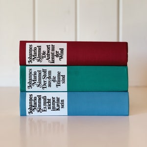 Dekorative Bücher, Helle Deutsche Vintage Bücher Für Dekor