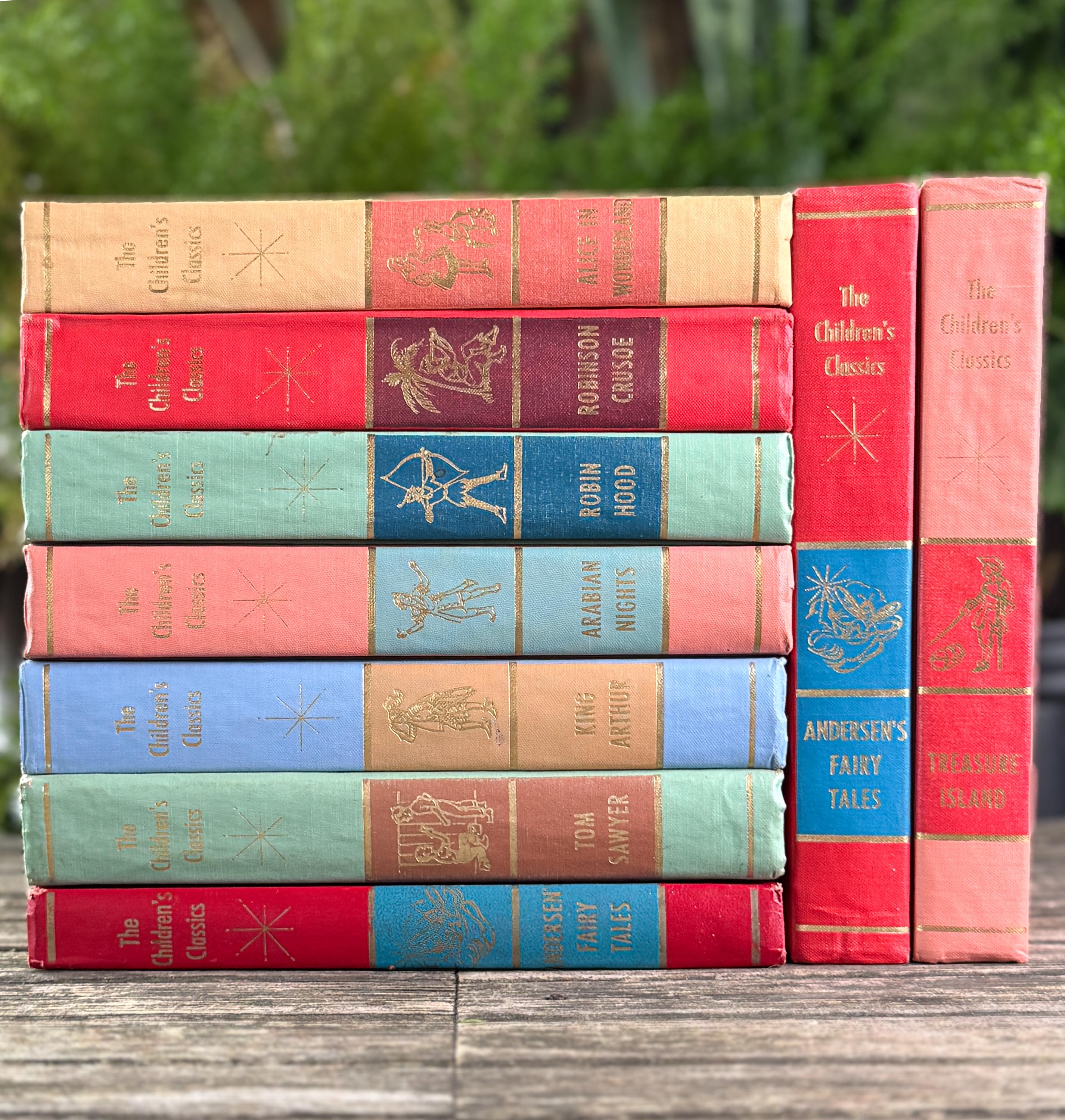 Vintage Childrens Classics Book Sets - Etsy