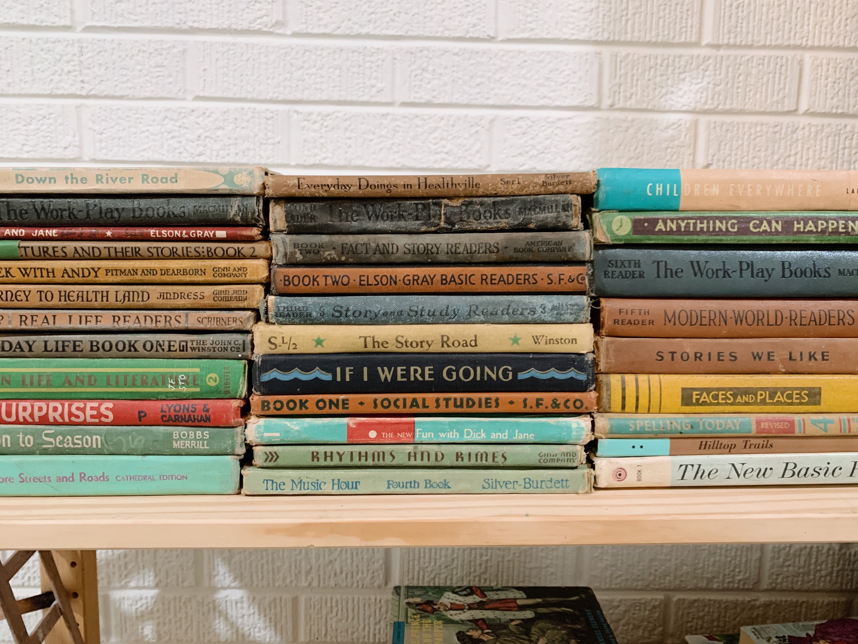 Decorative Books Vintage Children's School Books For Etsy