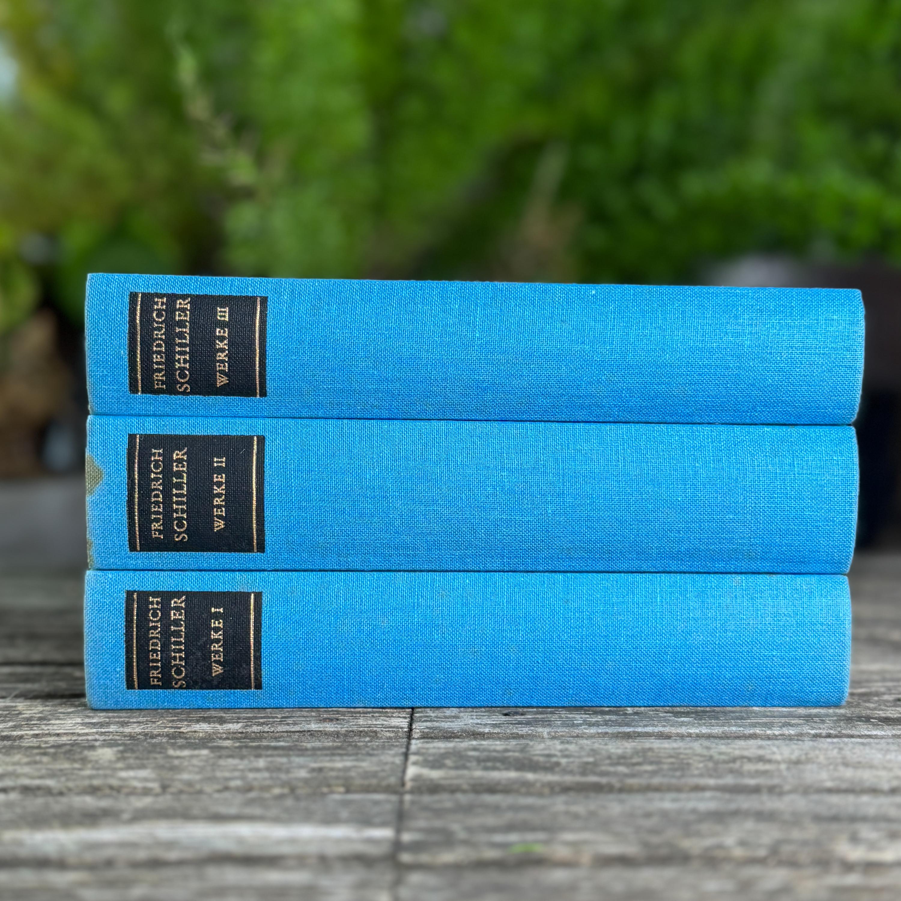 German Vintage Schiller's Works, 3-volume Set, 1981 - Etsy