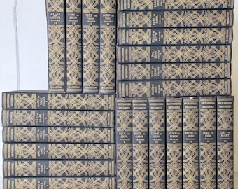 1932 Encyclopedia Britannica, 14th Edition, 1932, Complete Set, Large Blue and Gold Book Set