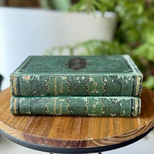 antique-ornate-green-german-shakespeare-book-set-for-display-etsy