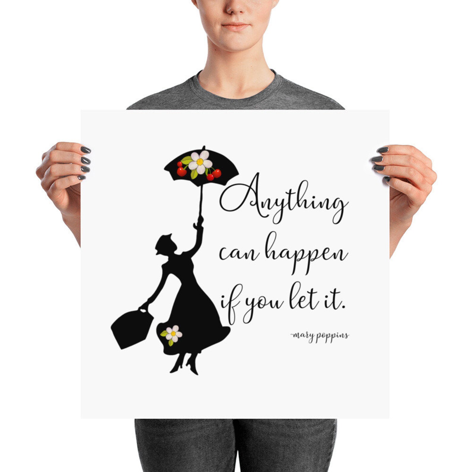 Mary Poppins Print Mary Poppins Quotes Mary Poppins Wall - Etsy