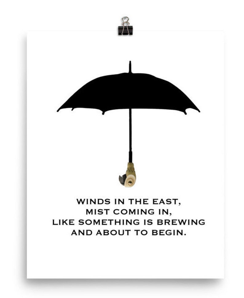 Mary Poppins QuoteWinds In the East P.L Travers Book Quotes | Etsy