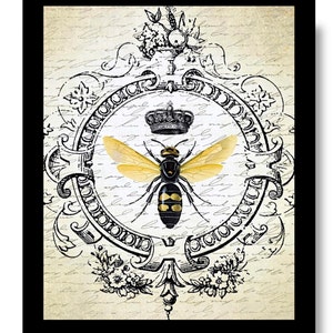 Bee, Bee Art, Bee Pictures Prints, Bees,Vintage Bee Print, Bees, Bee's , Bee Prints, Bee Poster, Honey Bee Art , Bee Decor, Honey Bee, Bee