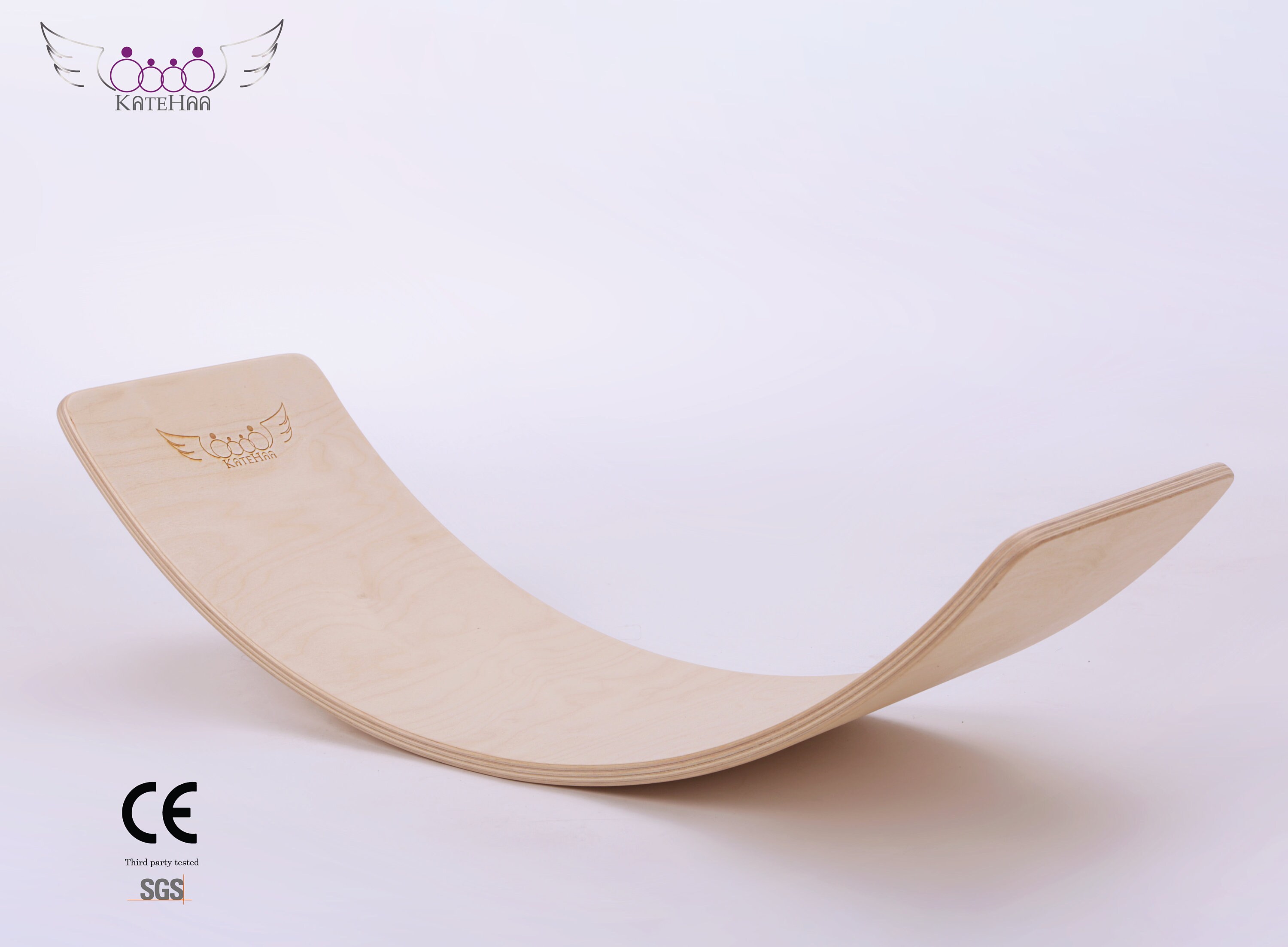 Original  Wooden Balance Board, Montessori toy, Wooden toy, Curvy boa…