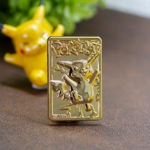 Pikachu Gold Plated Cards - Etsy